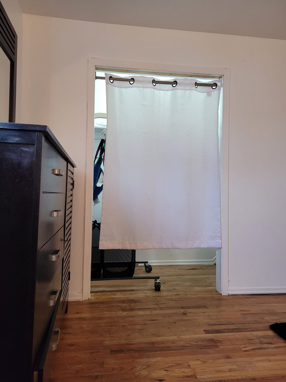 master bedroom closet view