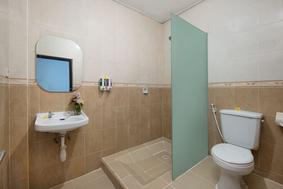 Family Room | Bathroom | Shower, towels, soap, shampoo