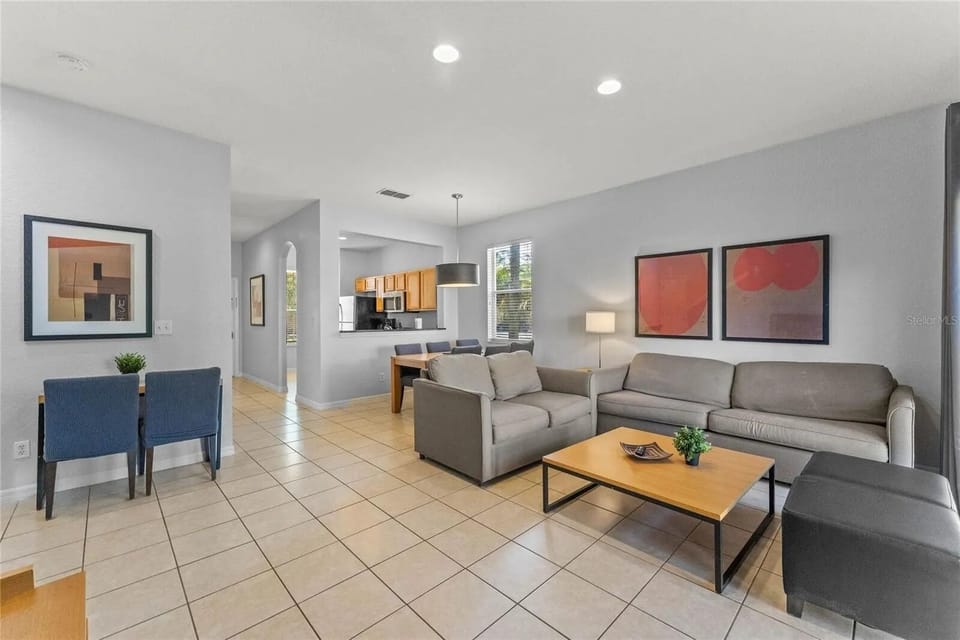 Open, spacious living room