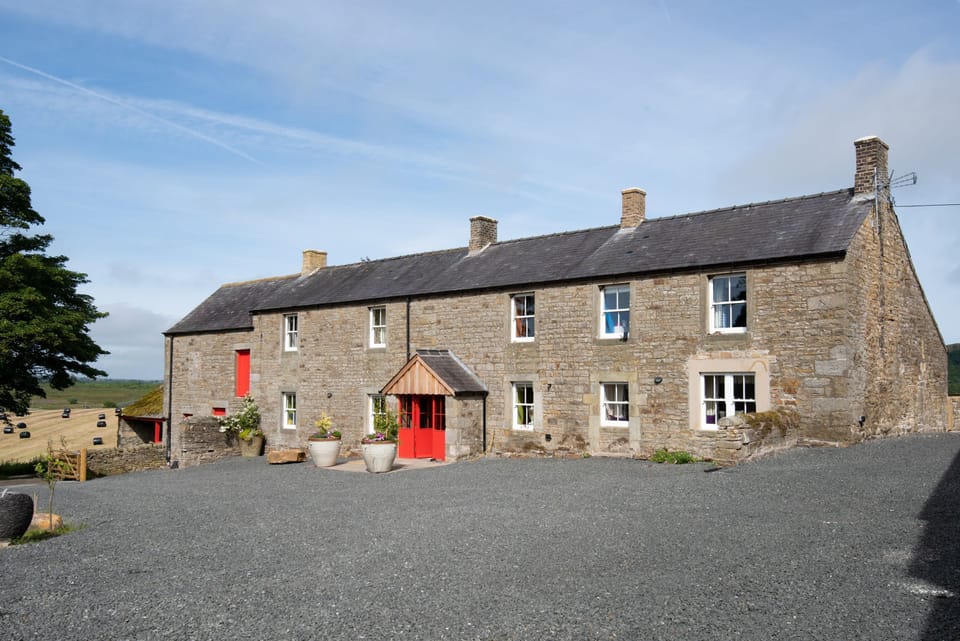 Fell End - large gravelled area to the front of the property with plenty of parking space