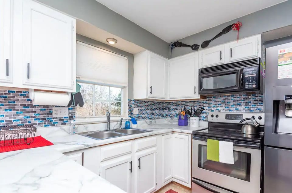 - Fully stocked kitchen with Smart appliances 
