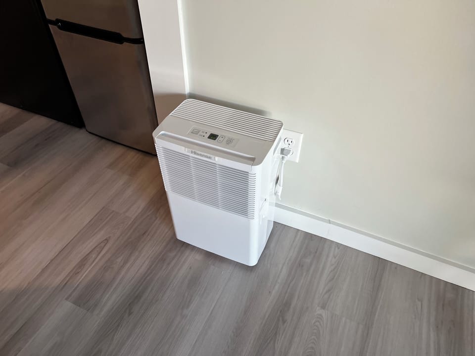 Dehumidifier to limit humidity