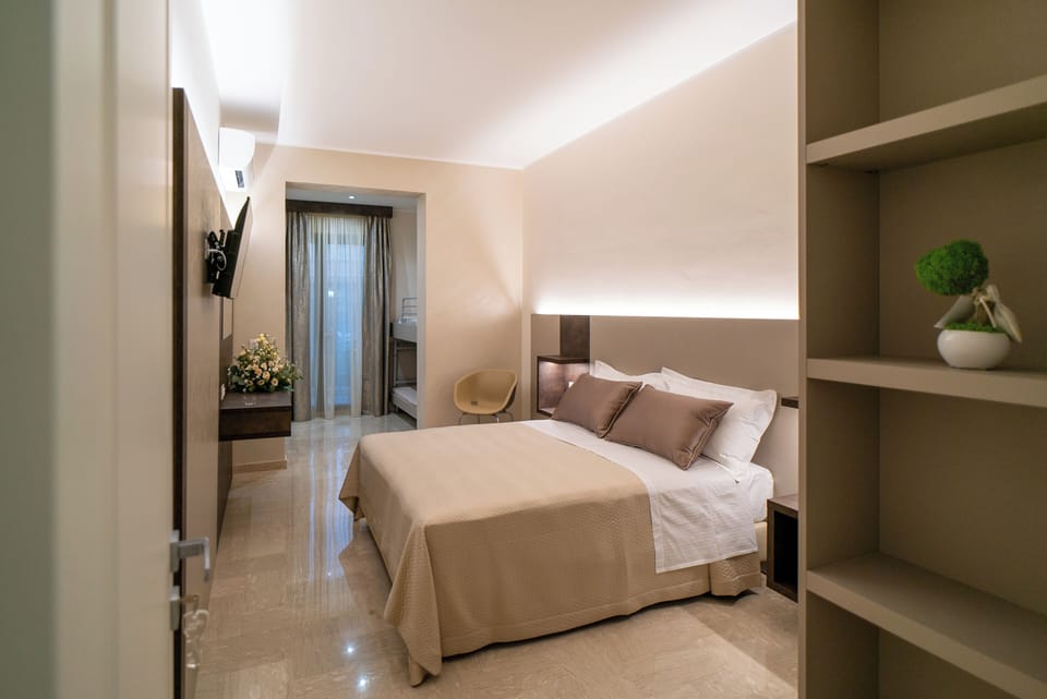 Classic Quadruple Room | Frette Italian sheets, premium bedding, minibar, in-room safe