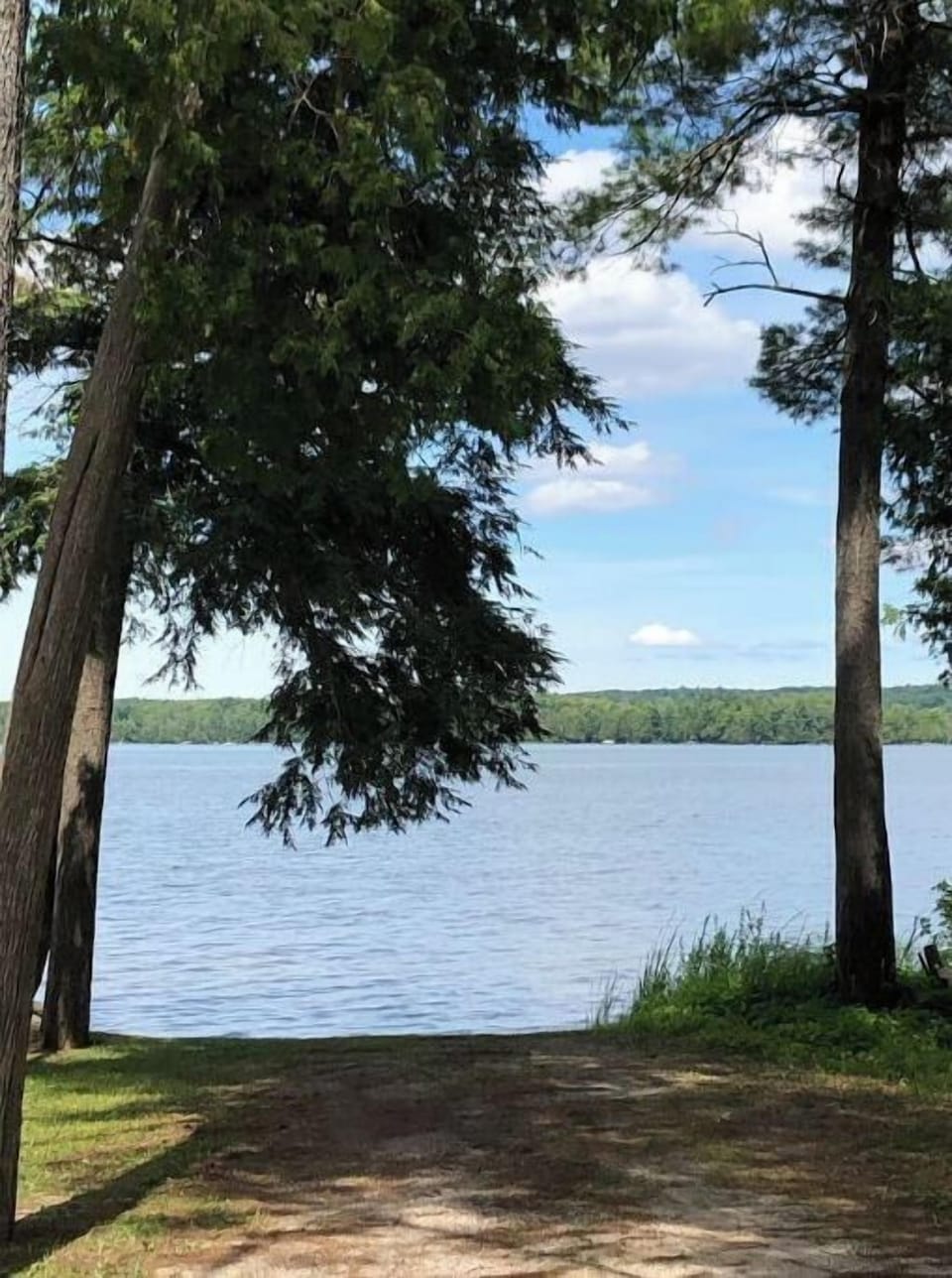 Public access to lake.