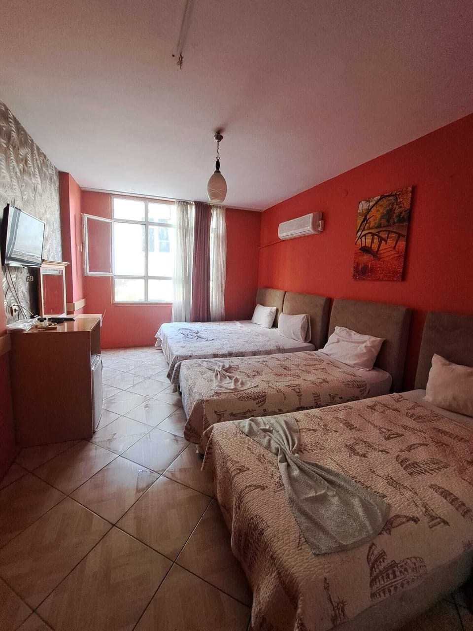Family Quadruple Room, Multiple Beds, City View | Blackout drapes, soundproofing, free WiFi, bed sheets