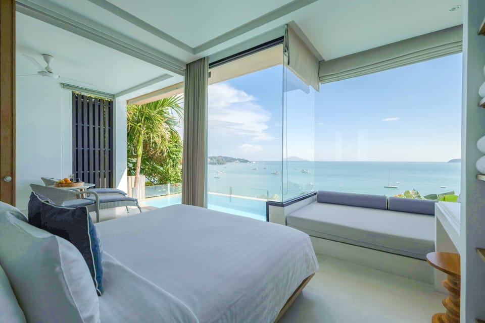Panoramic Pool Villa Room | Premium bedding, free minibar items, in-room safe, desk