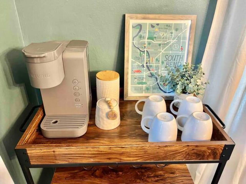 Complimentary coffee and tea bar