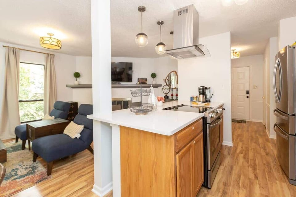 Open Kitchen and Living Room