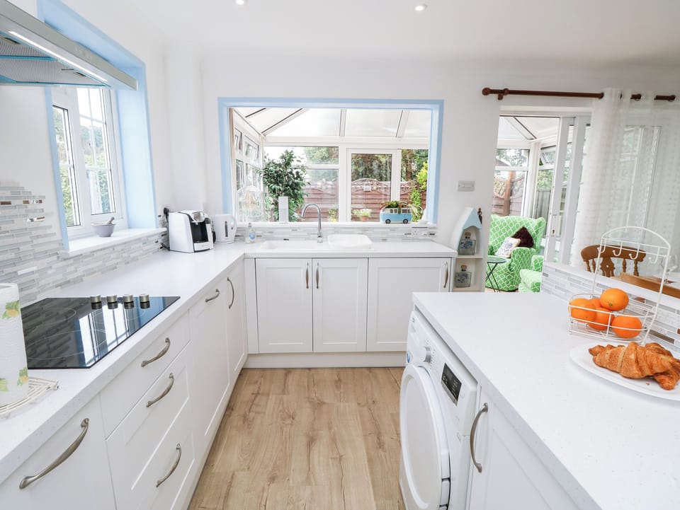 Fridge, dishwasher, electric kettle, toaster
