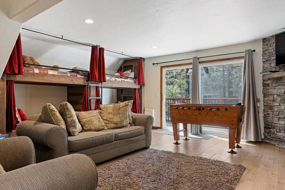 Game room at Snowcrest Lodge provides the perfect escape for the kids.
