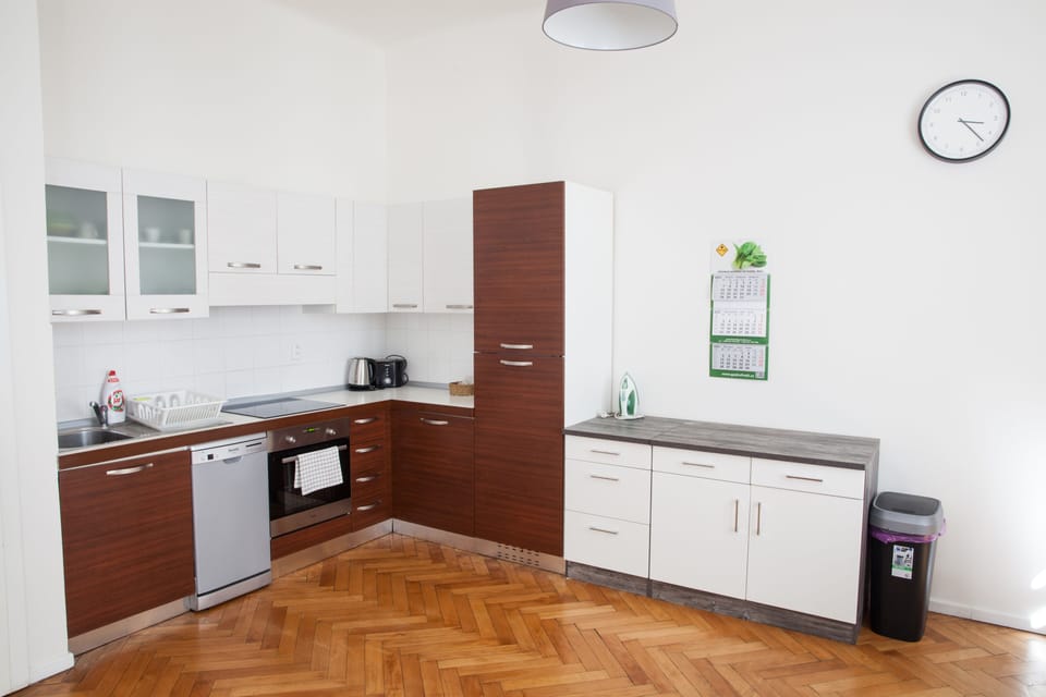 Apartment | Private kitchen | Fridge, oven, stovetop, dishwasher