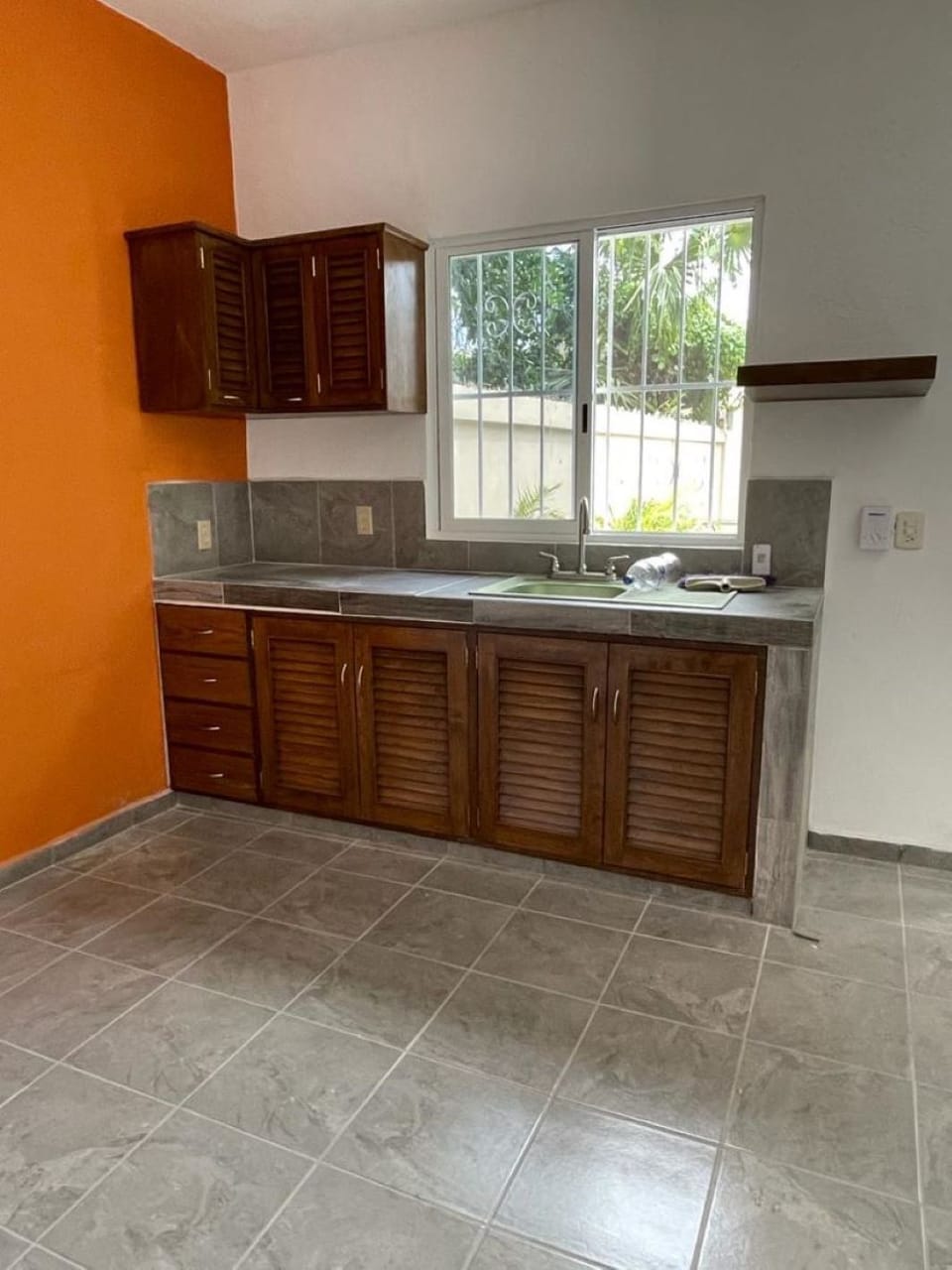 Apartment with small kitchen