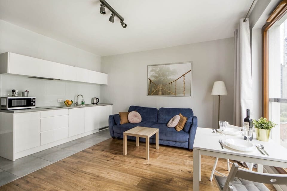 Deluxe Apartment | Living room | Flat-screen TV