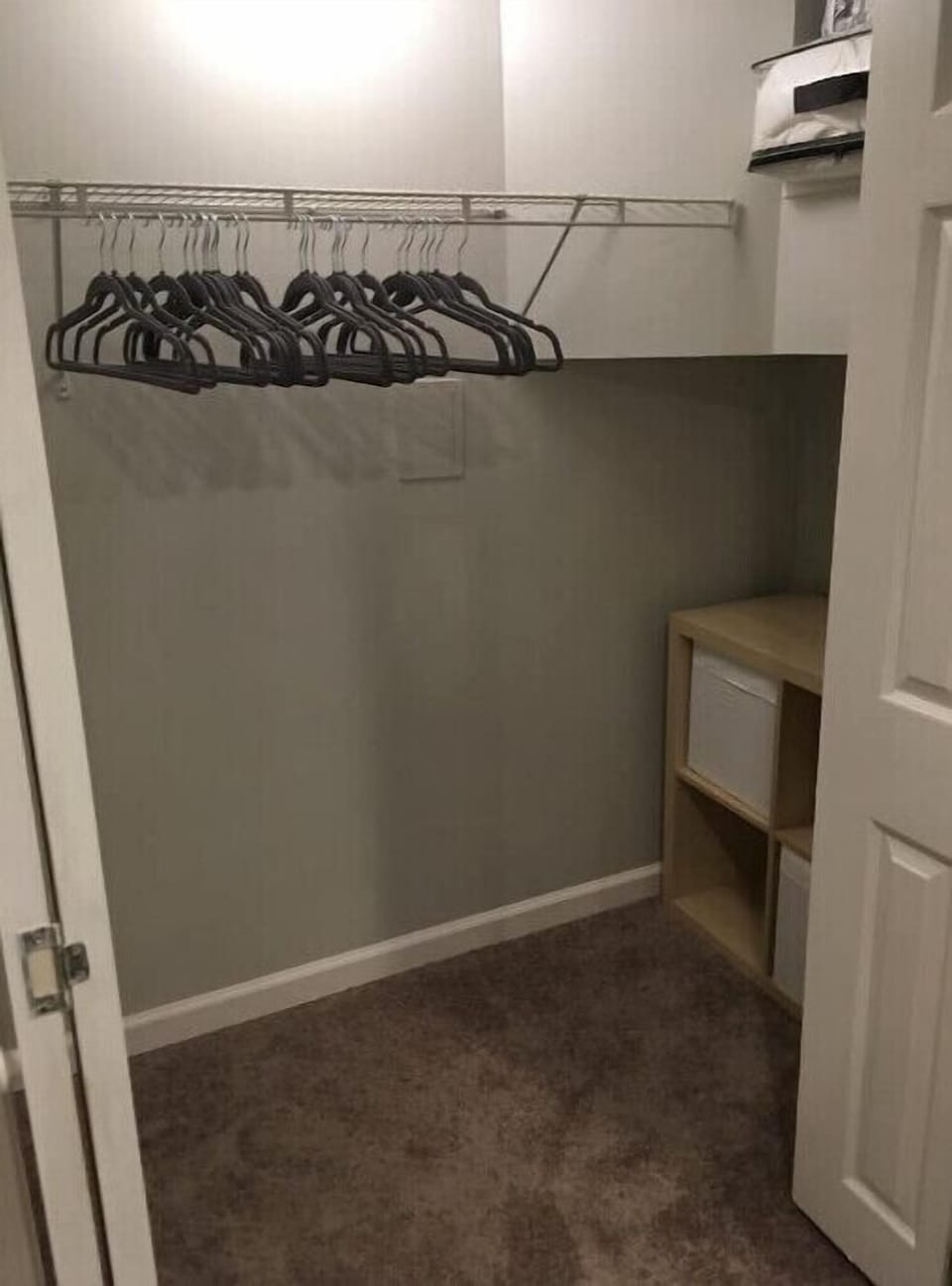 Spacious bedroom closet