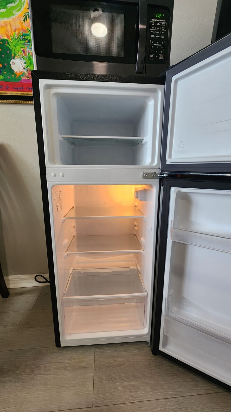 small fridge/freezer