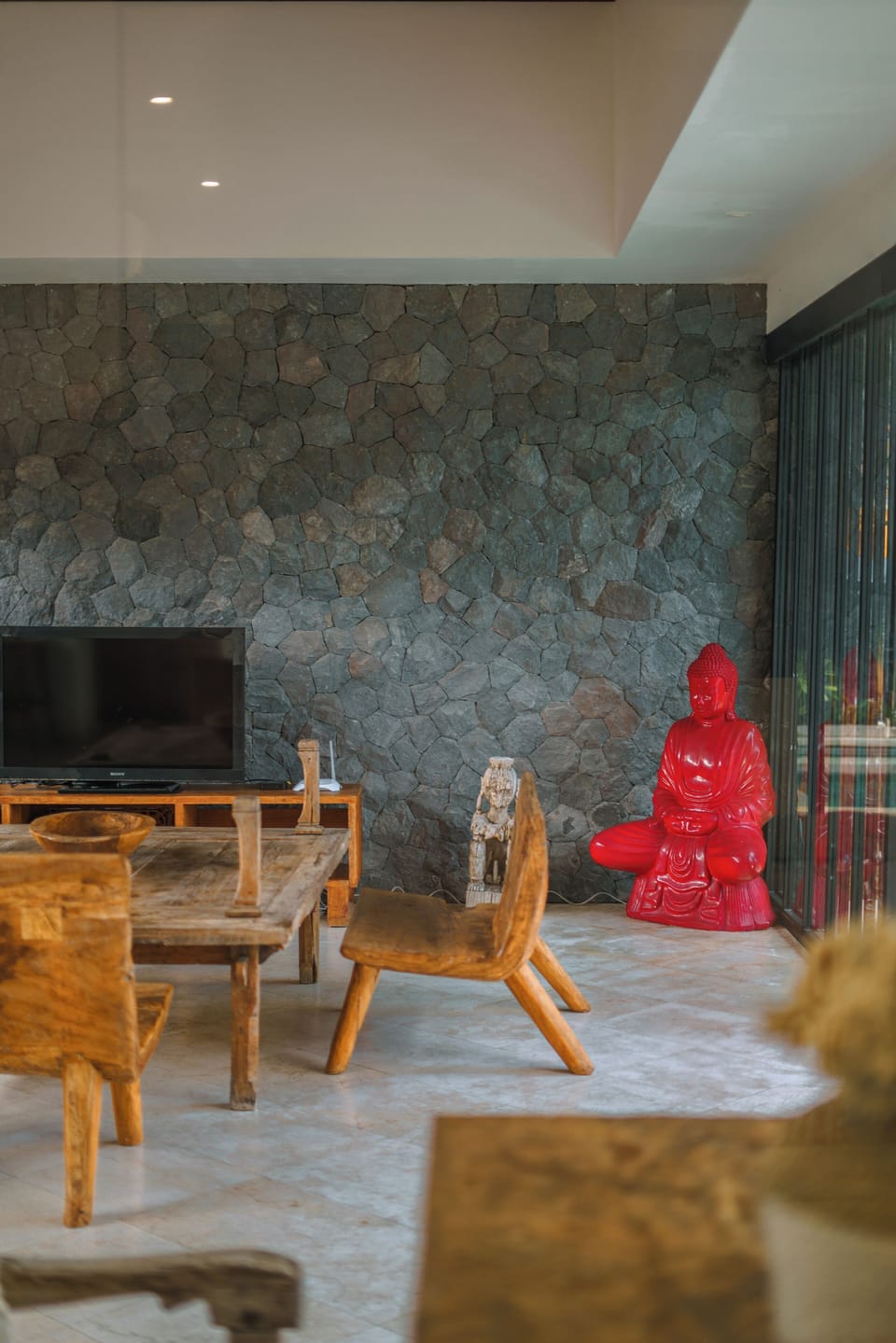 Luxury Villa | Living area | Flat-screen TV