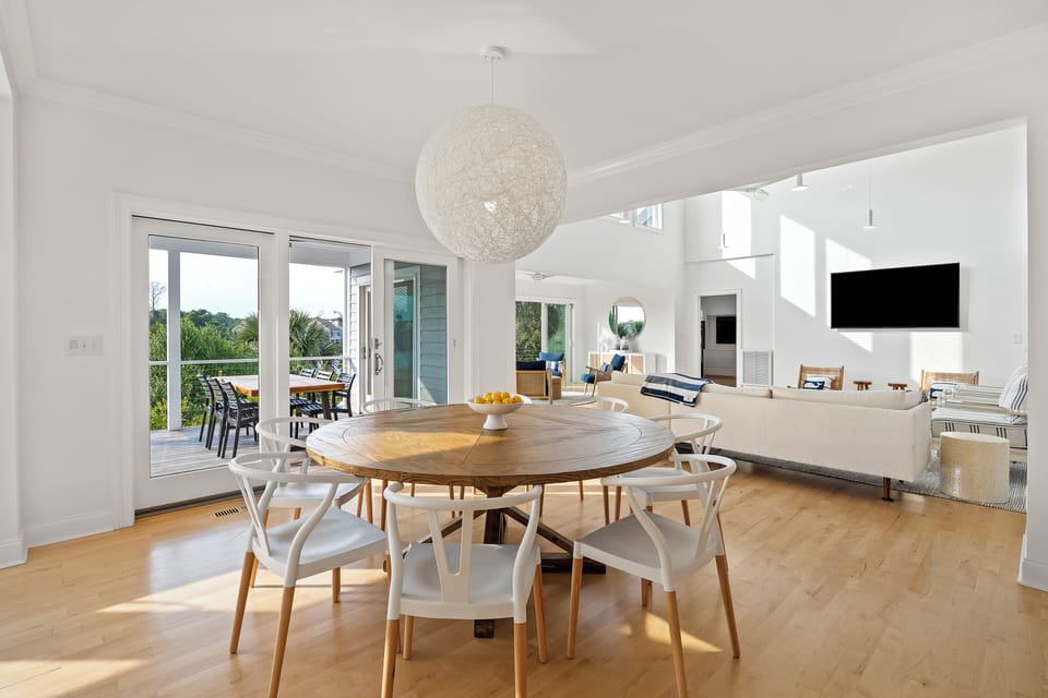 Main Floor - Dining Space connects to Living Room & Kitchen