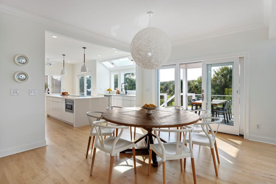 Main Floor - Dining Space connects to Living Room & Kitchen
