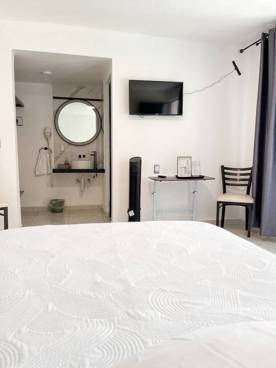 Premium Double Room, 1 Queen Bed | Desk, laptop workspace, WiFi (free), individually furnished