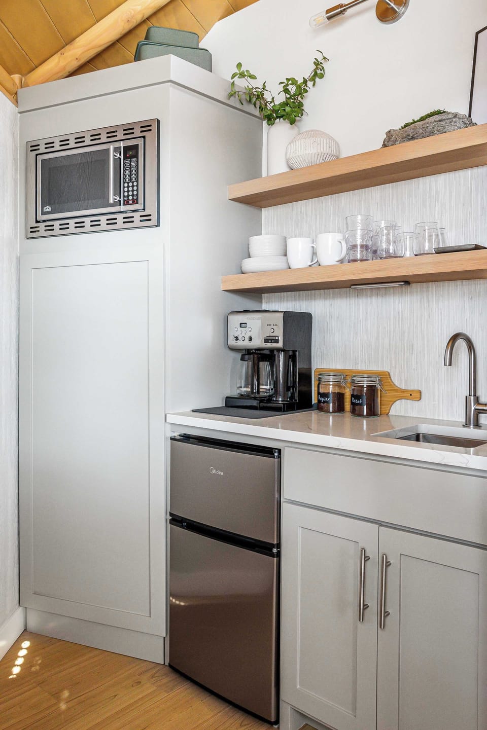 Enjoy local Hill Country coffee in your well-equipped kitchenette.