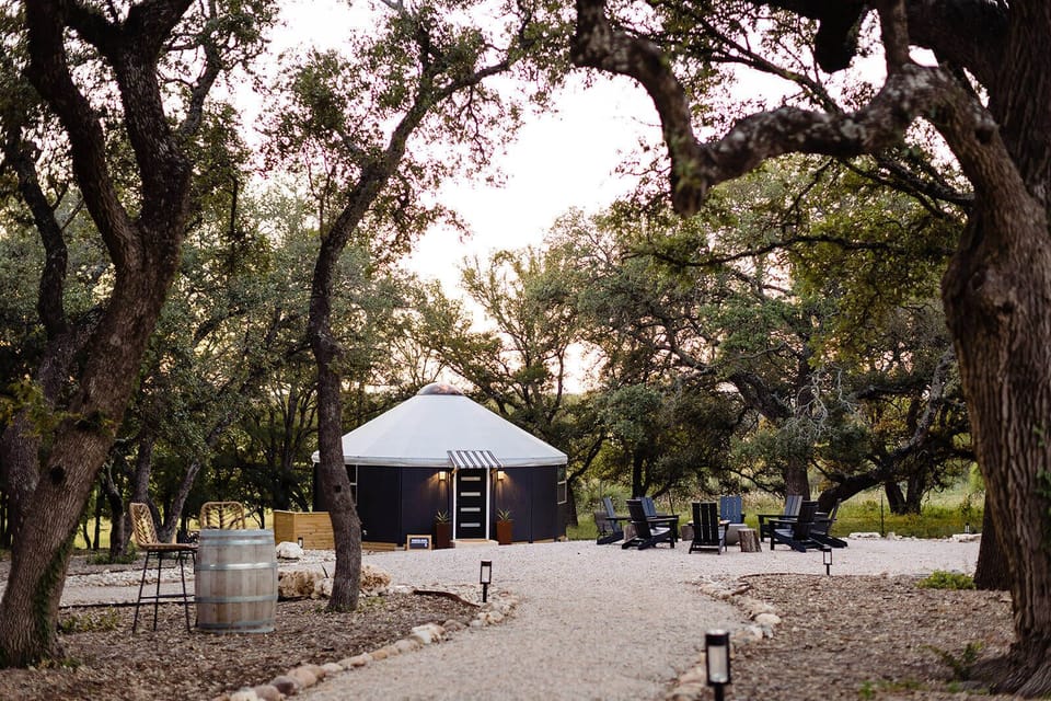 1 of 4 yurts on property
