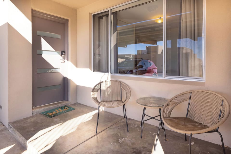 Relax with a drink or morning coffee looking over the bay