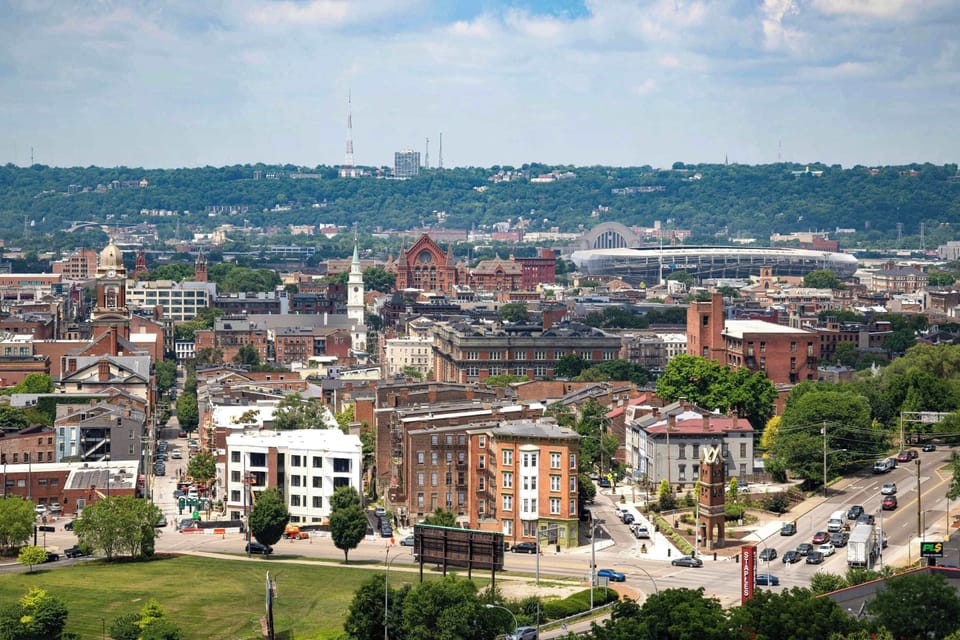 Stunning cityscape from above