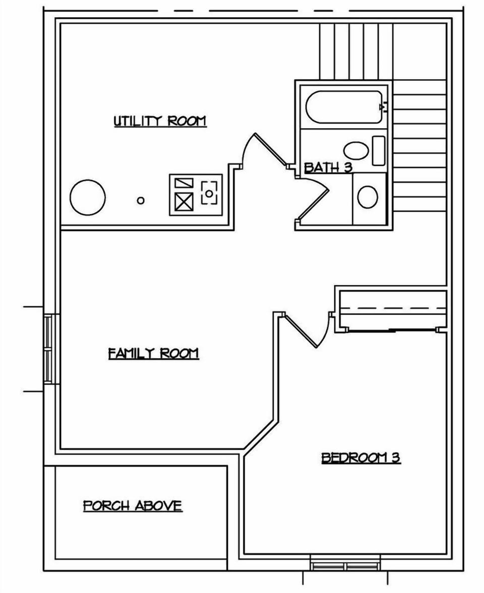Basement floor plan