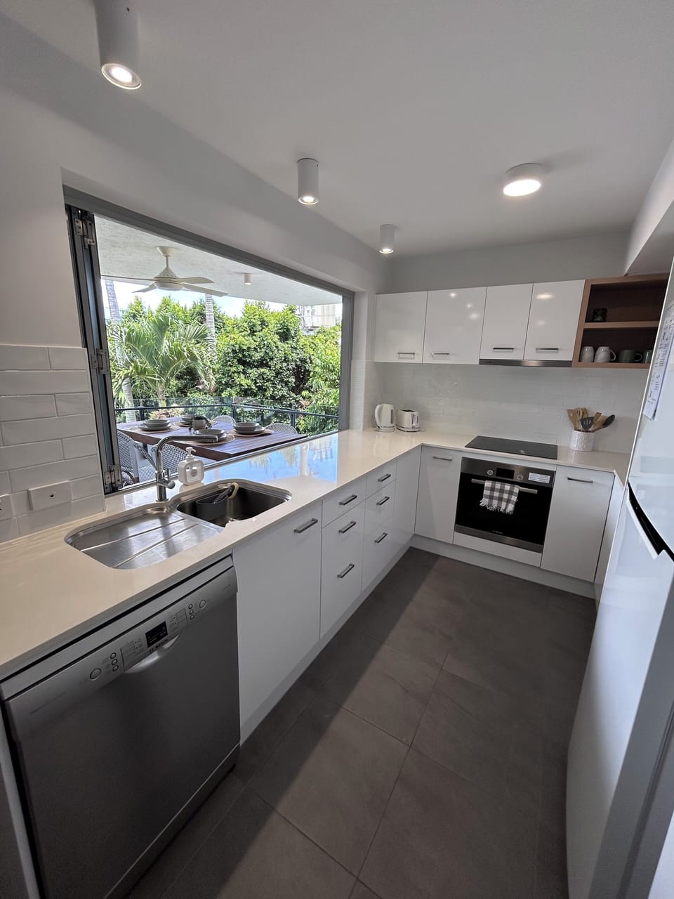 Kitchen and balcony - unit 4 2