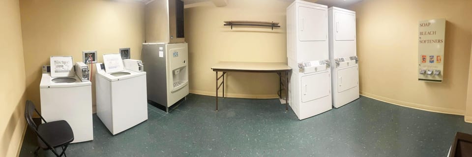 Laundry facilities can be found on the Main level.