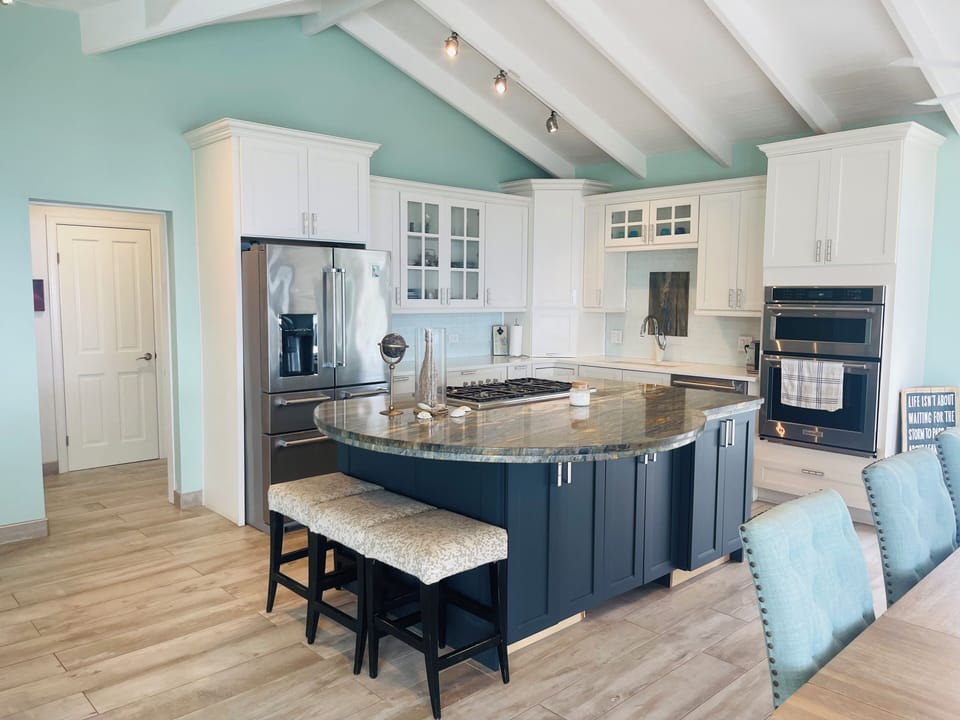 Cook dinner while staring at the Ocean
