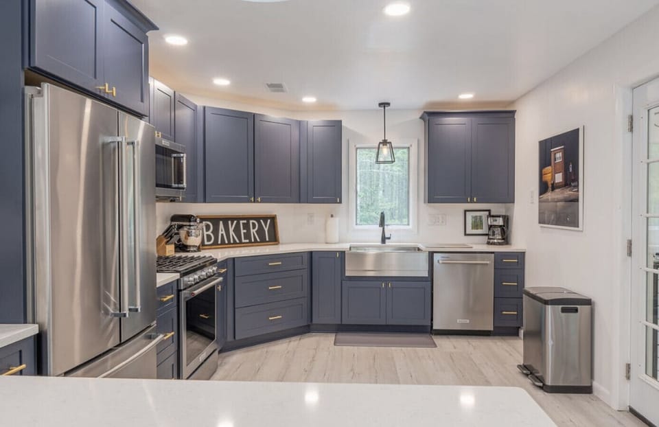 Fully equipped chefs` kitchen