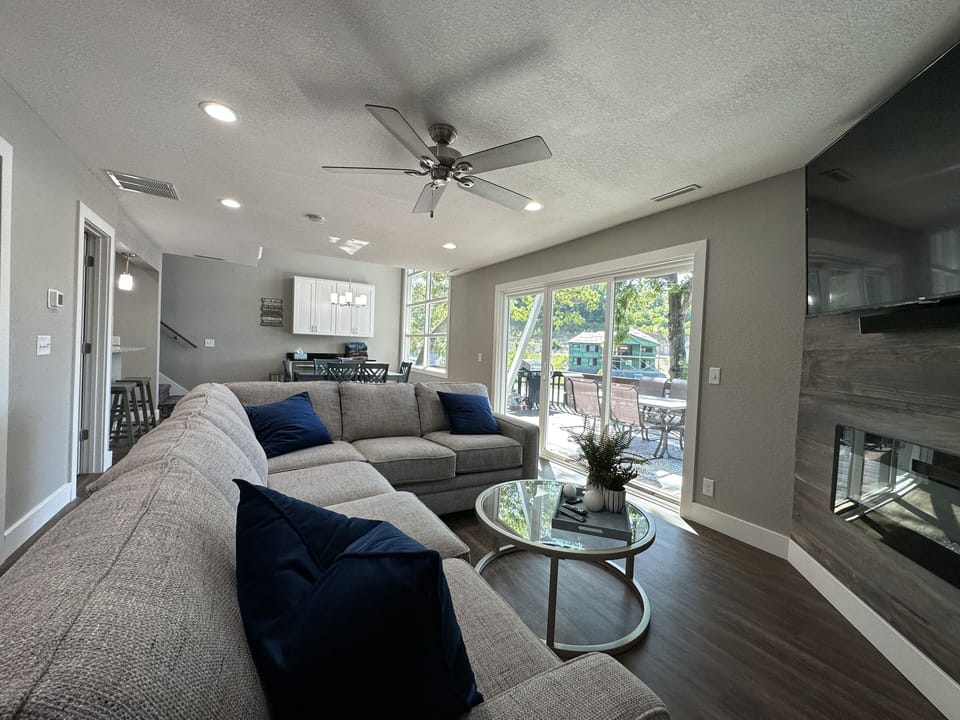 Warm and inviting living room