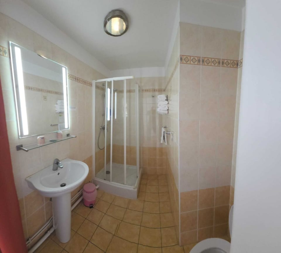 Classic Twin Room | Bathroom | Shower, hair dryer, towels