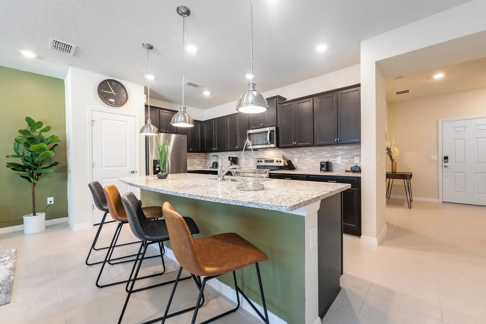 Kitchen through entry