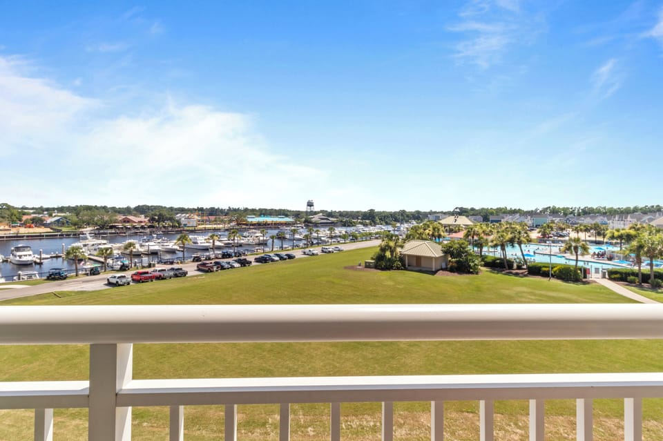 View of Marina and North Tower Pool from Living Rm Balcony