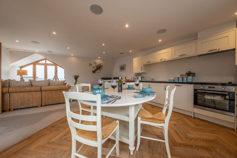 A generous open plan living area