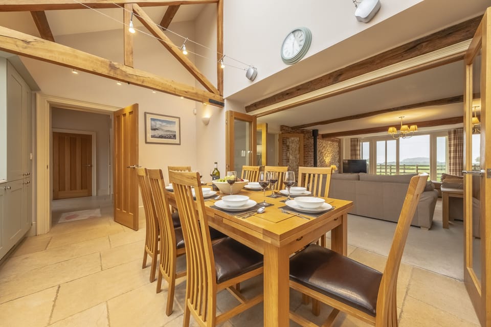 Ground floor: Dining with access to the sitting room