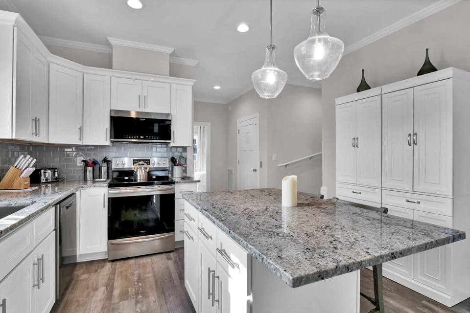 Well equipped kitchen  for easy meal prep