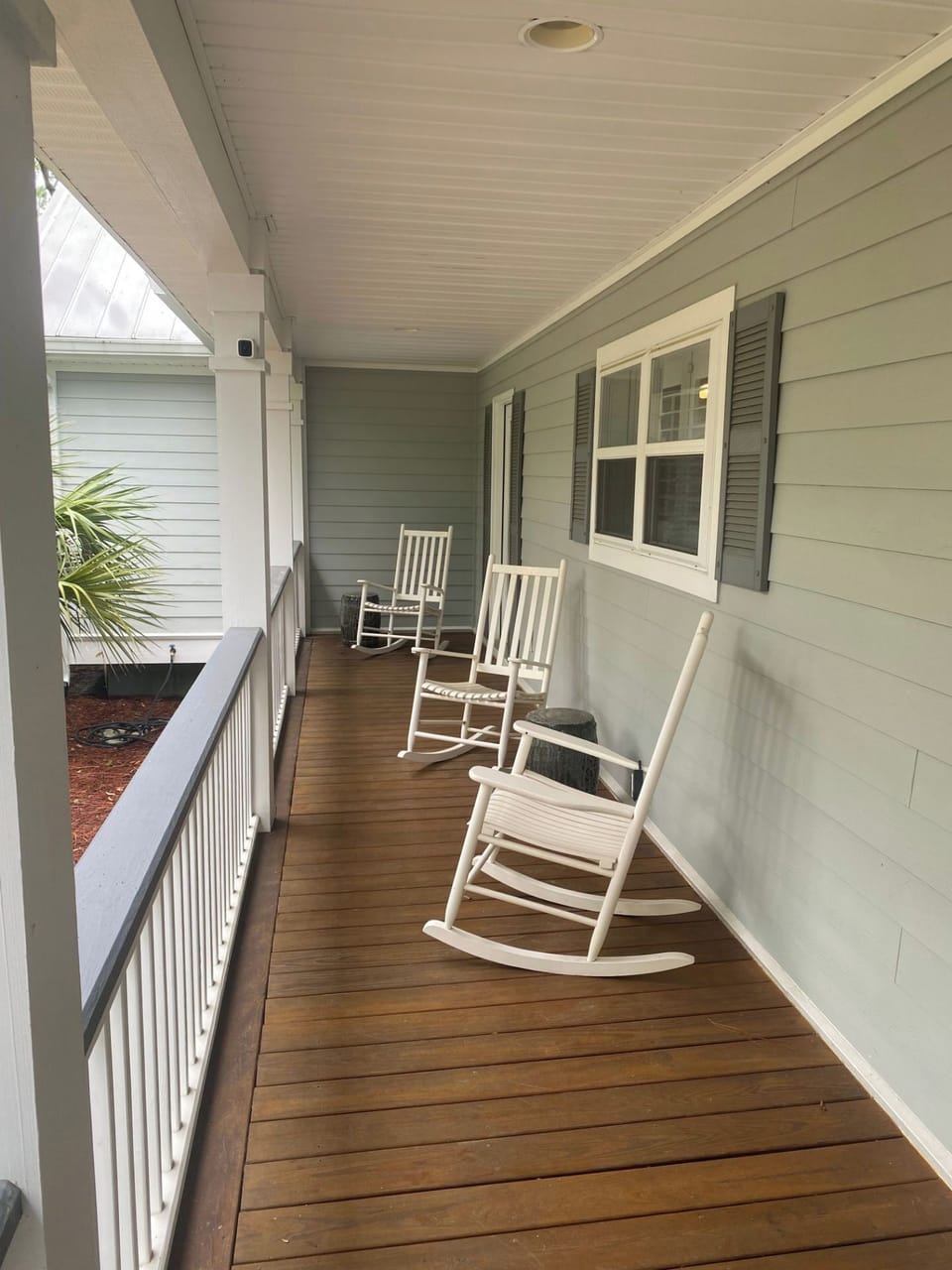 Front Porch Seating Area.