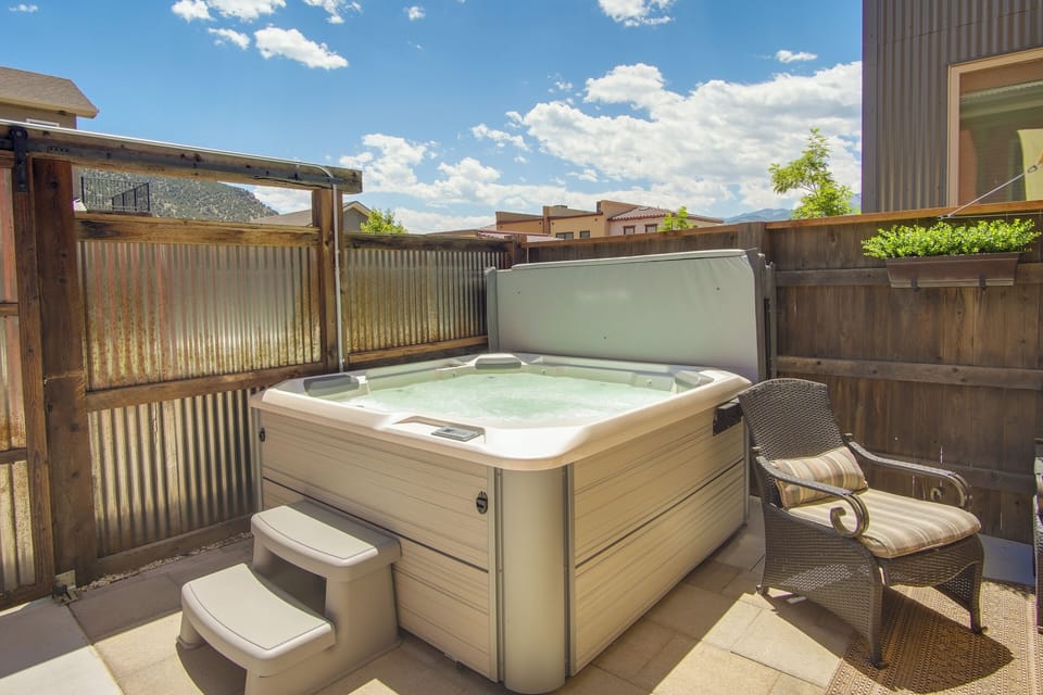 Back Patio | Mountain View | Private Hot Tub