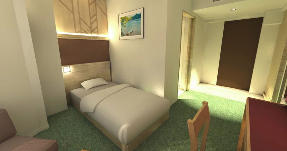 Standard Single Room, 1 Twin Bed | In-room safe, desk, soundproofing, iron/ironing board (on request)