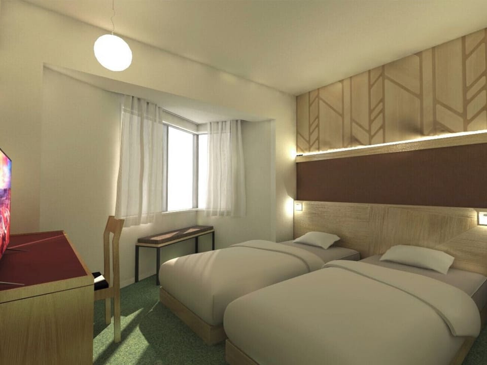 In-room safe, desk, soundproofing, iron/ironing board (on request)