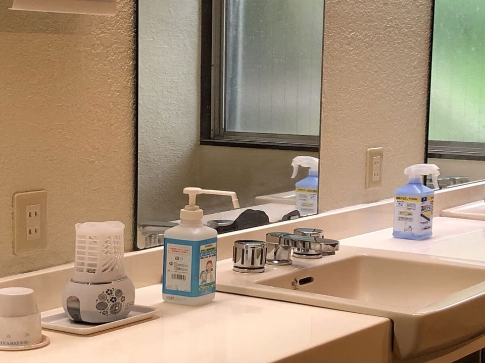 Free toiletries, hair dryer, bidet