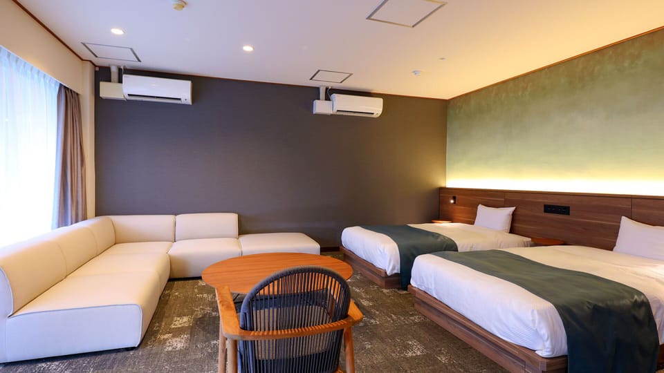 [Non-smoking] Junior Sweet room 10 Tatami with shower only | In-room safe, blackout drapes, bed sheets