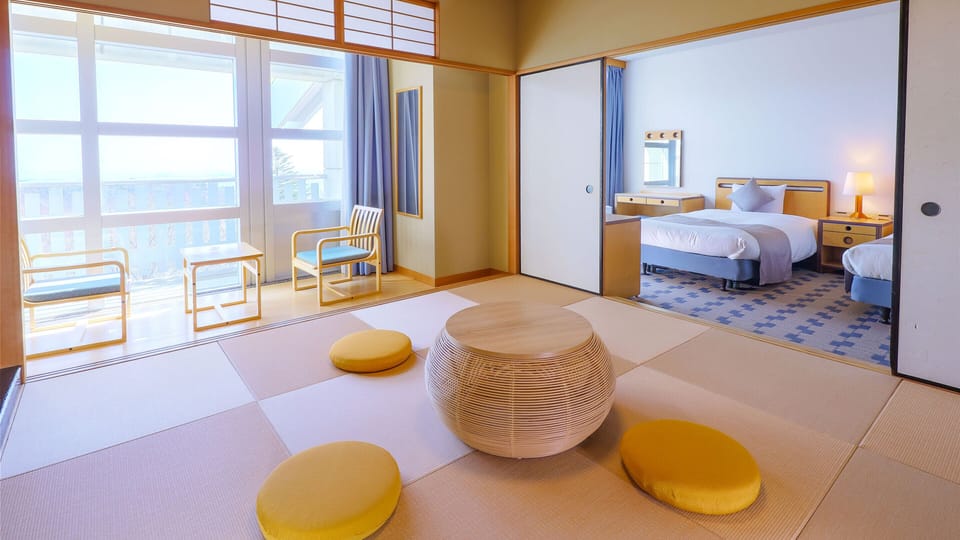 Superior Japanese-Western-Style Twin Room(Mountain View) - Indoor Bath - Non-Smoking | In-room safe, desk, free WiFi, bed sheets