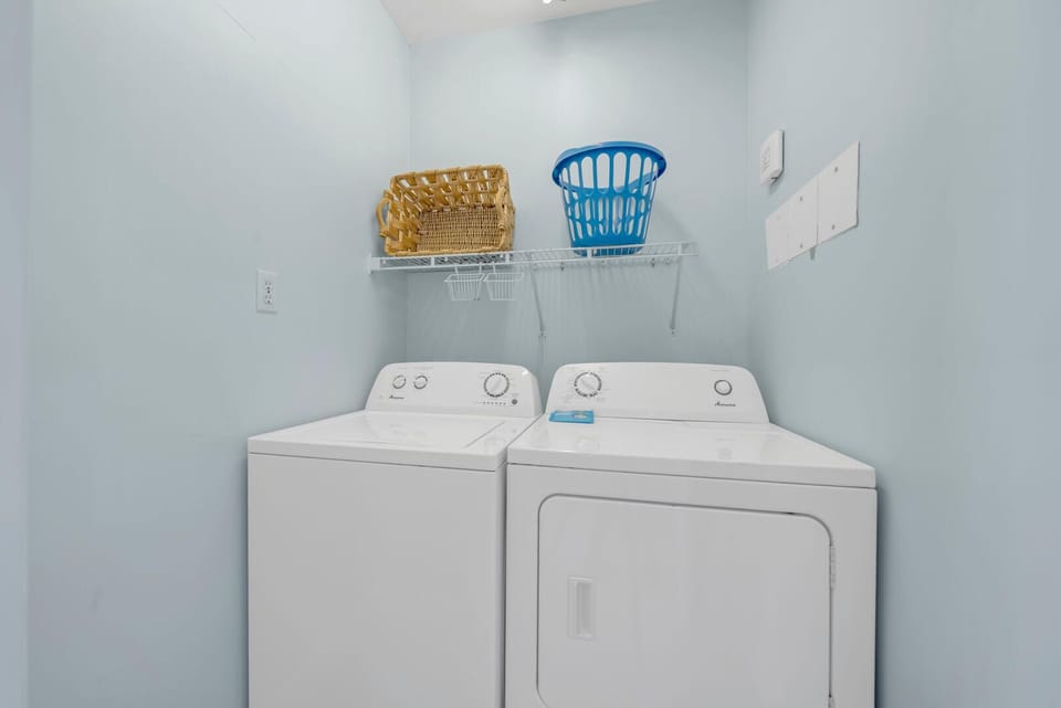 Full Size Washer and Dryer in Laundry Room