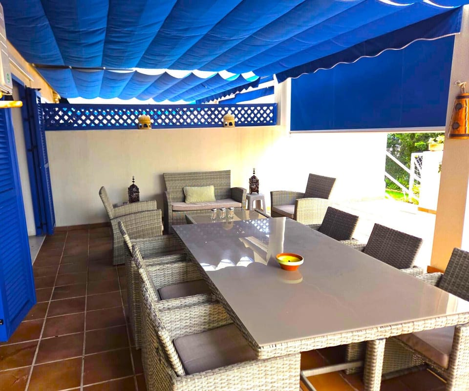 Large Terrace with awnings