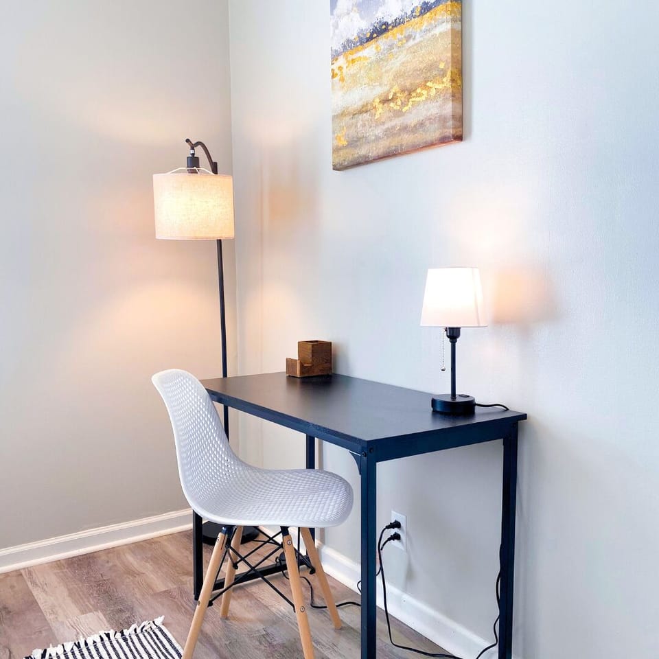 Unwind while staying productive in a space designed for both relaxation and focus!