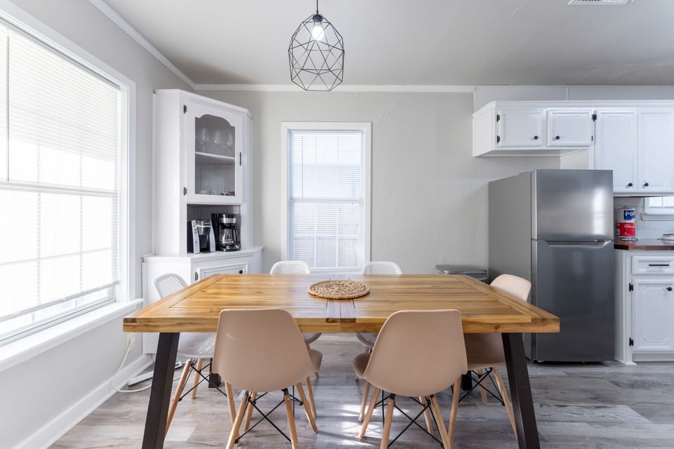 Enjoy every meal in this spacious dining room, where elegance meets comfort, making each dining experience feel truly special.
